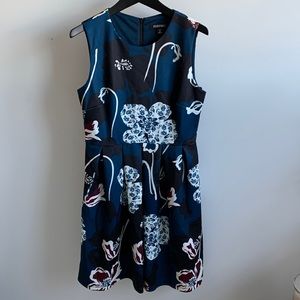 Dress barn roz@ALI floral high neck dress